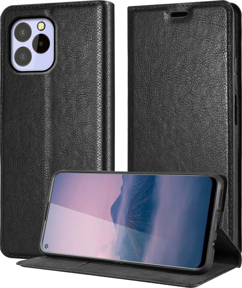 Cadorabo Hoesje geschikt voor Oukitel C21 PRO in ZWARTE NACHT