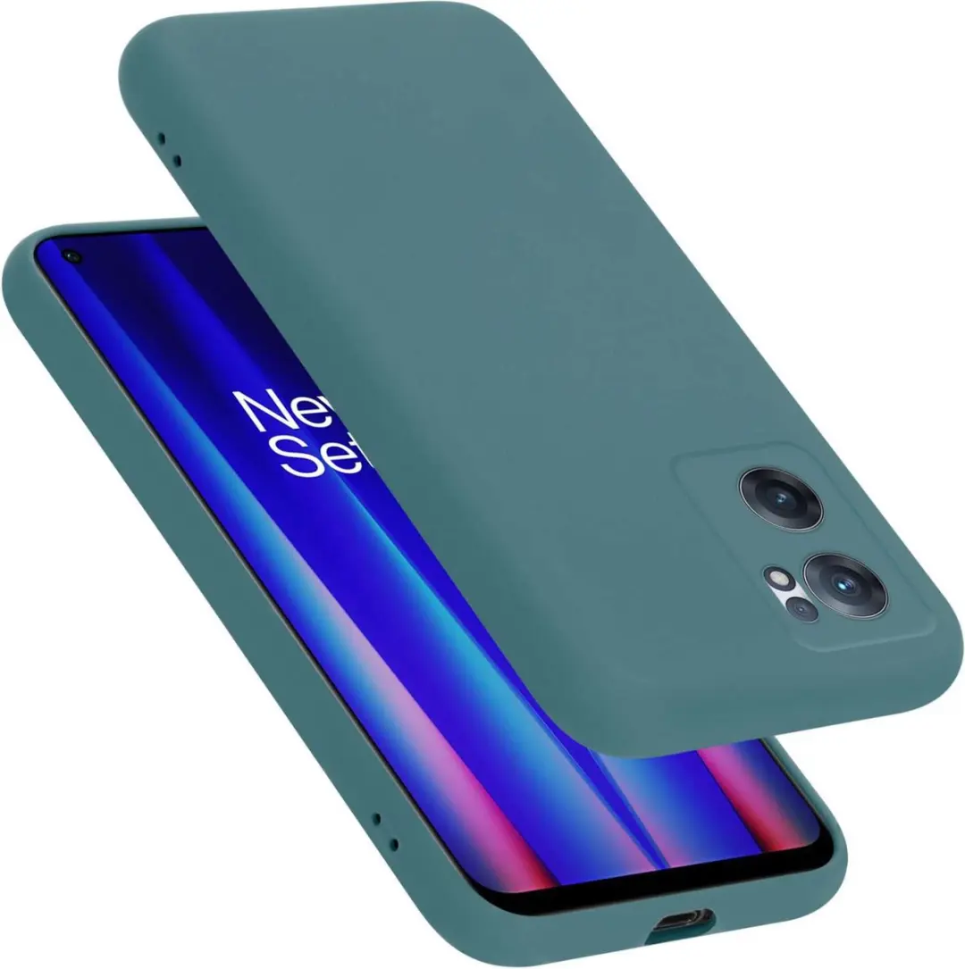 Cadorabo Hoesje geschikt voor OnePlus Nord CE 2 5G in LIQUID GROEN