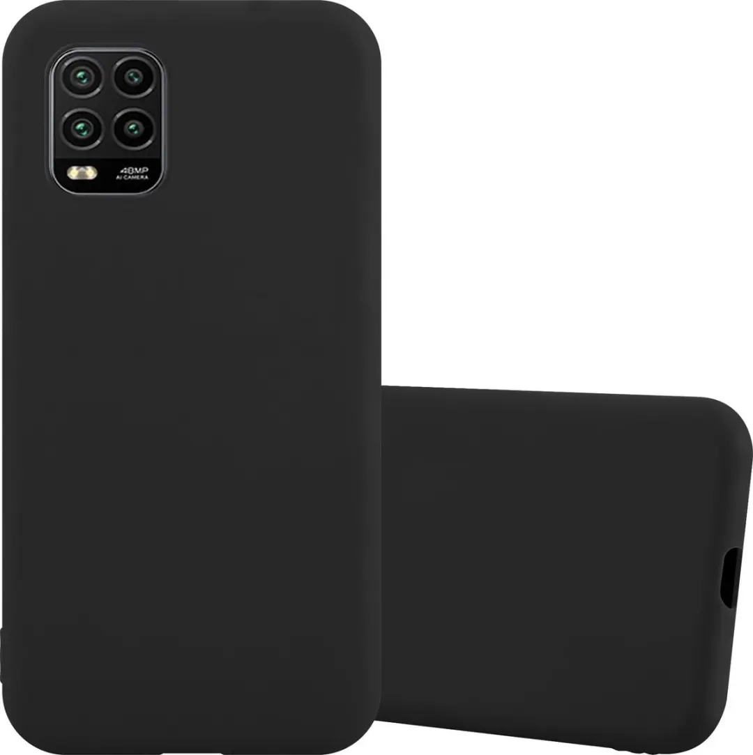 Cadorabo Hoesje geschikt voor Xiaomi Mi 10 LITE in CANDY ZWART