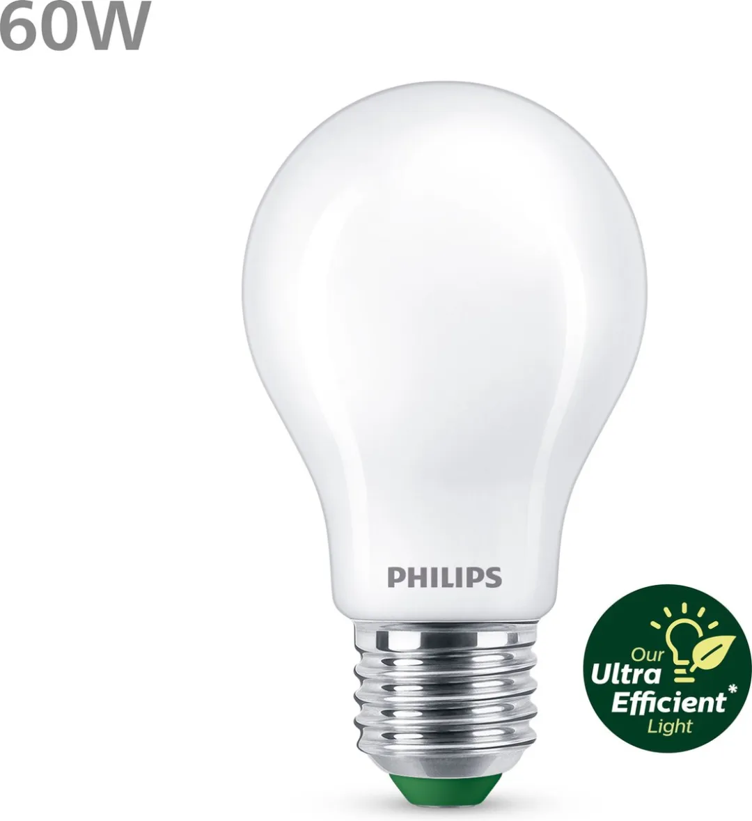Philips Ultra Efficient LED Mat E27 4W - Koelwit 4000K