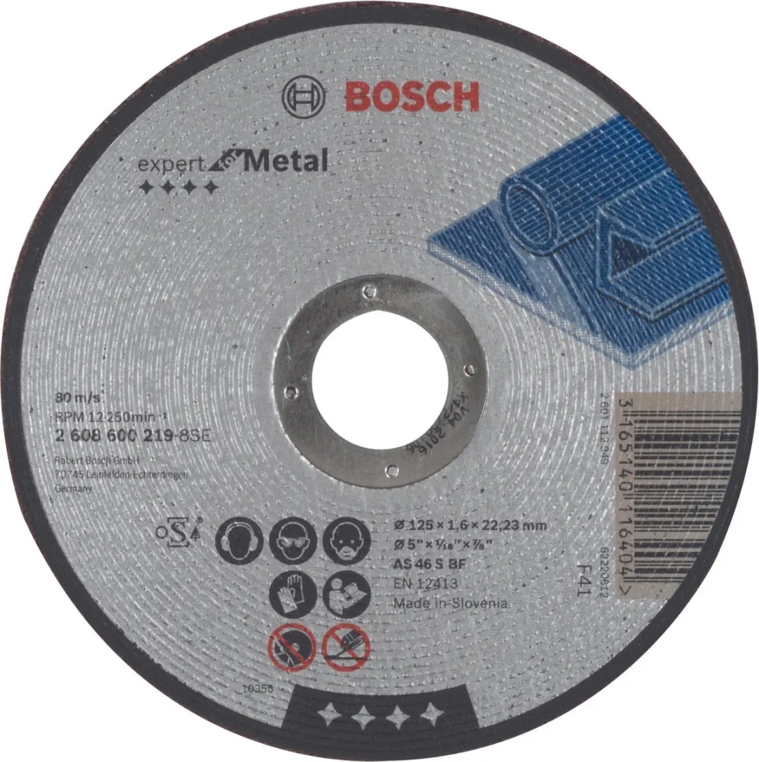 Bosch Expert for Metal AS 46 S Doorslijpschijf 125mm - Metaal - afbeelding 6 van 6