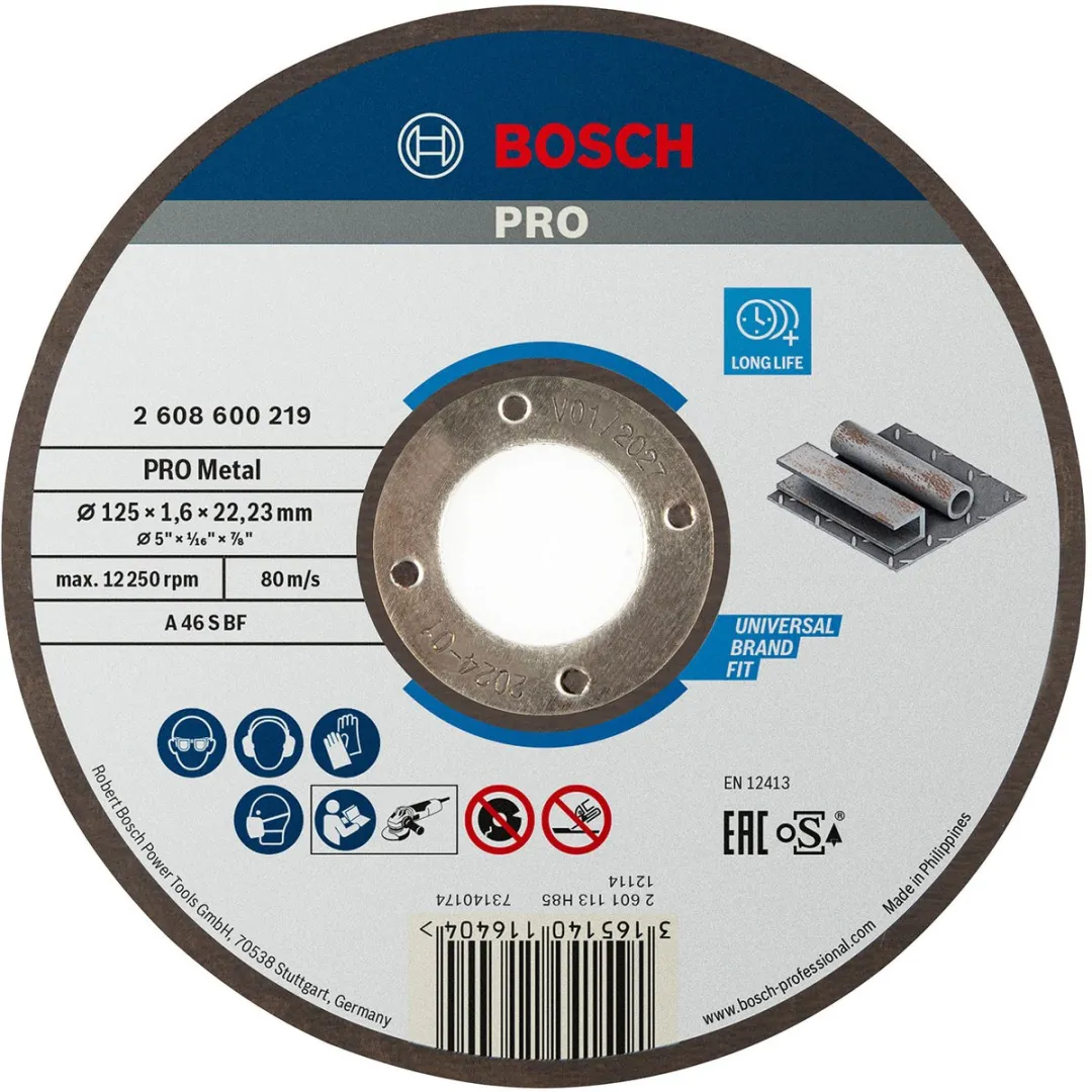 Bosch Expert for Metal AS 46 S Doorslijpschijf 125mm
