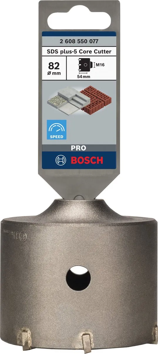 Bosch Professional SDS plus-5 Core Cutter 82mm - Beton - afbeelding 4 van 5