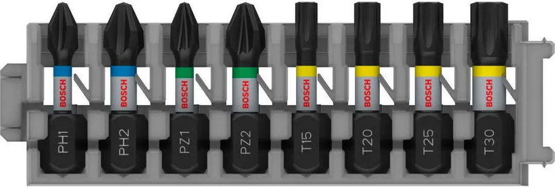 Bosch Professional Slagmoer-mengverpakking PH1/PH2/PZ1/PZ2/T15/T20