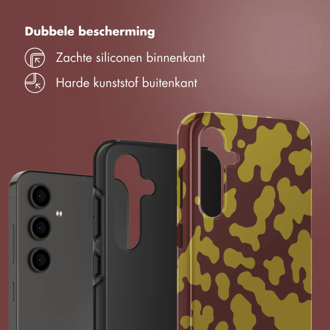 Selencia Hoesje Samsung Galaxy S24 FE - Moo'd Olive Dust
