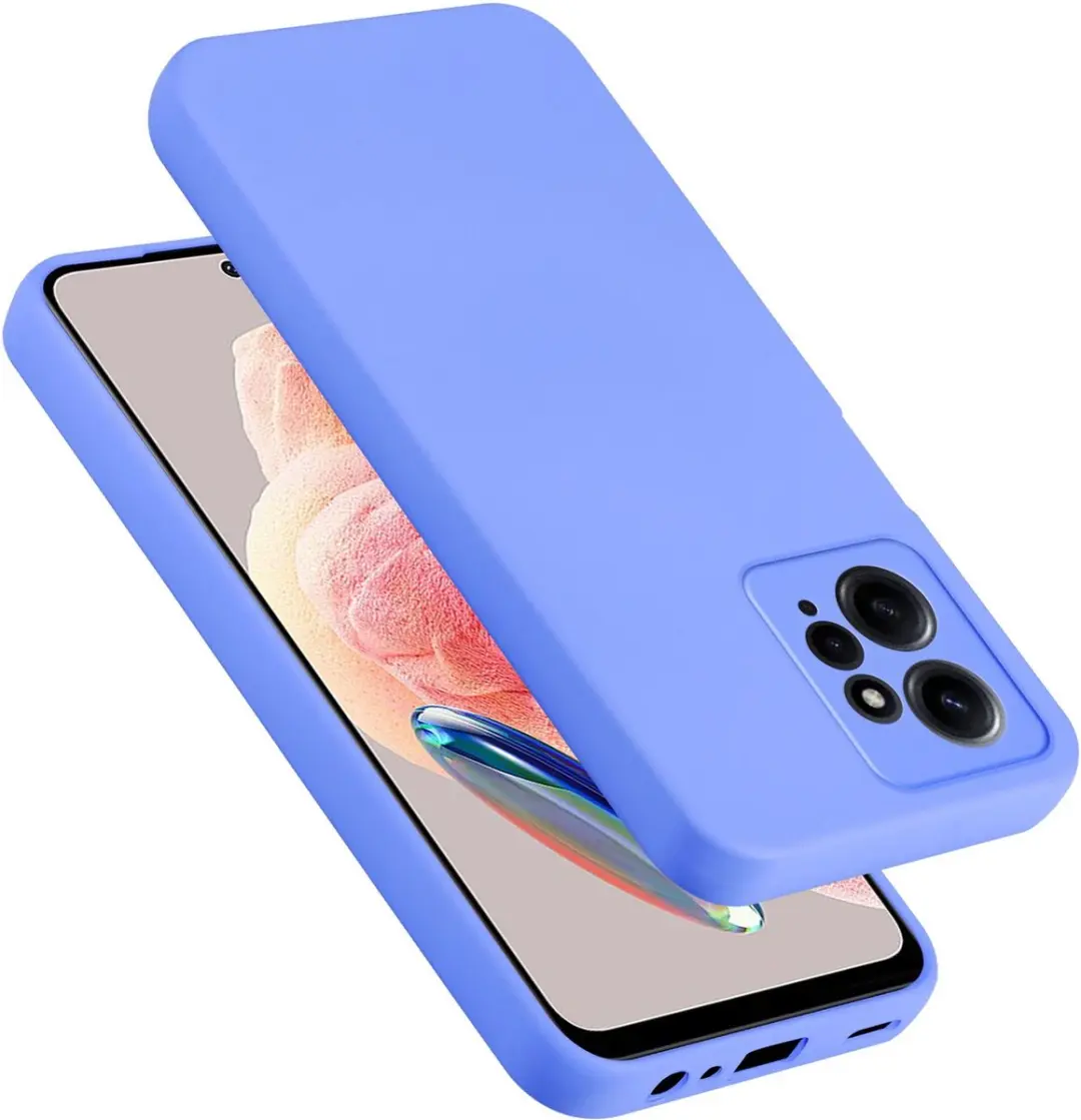 Cadorabo Hoesje geschikt voor Xiaomi Redmi Note 12 4G in LIQUID LICHT PAARS