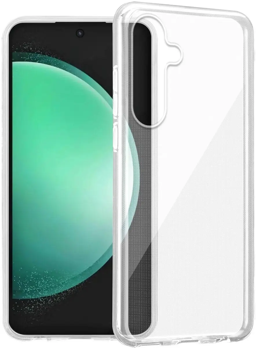 Cadorabo Hoesje geschikt voor Samsung Galaxy S24 FE in VOLLEDIG TRANSPARANT Niet