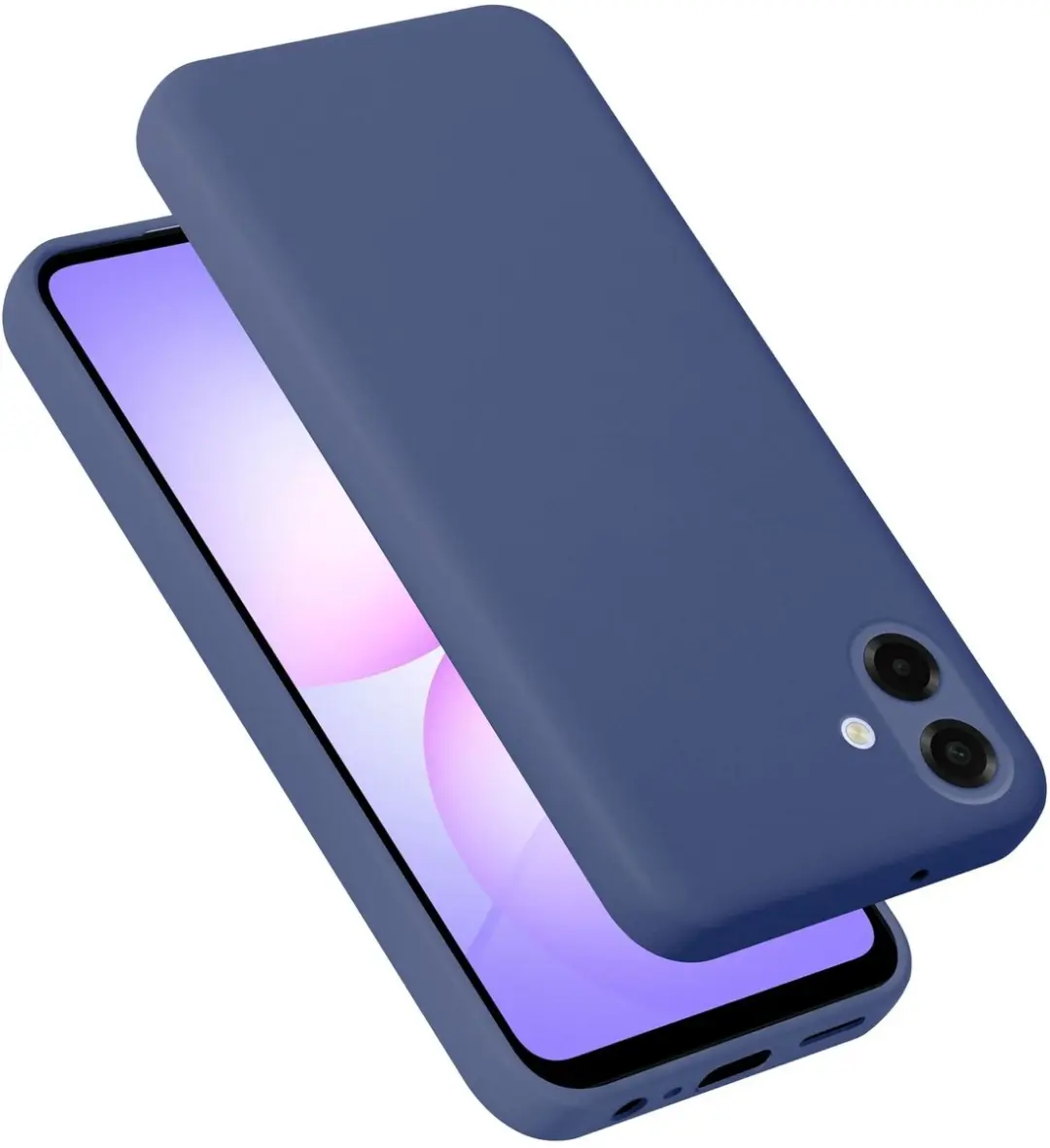 Cadorabo Hoesje geschikt voor Samsung Galaxy A07 Case in Liquid Blauw Beschermho