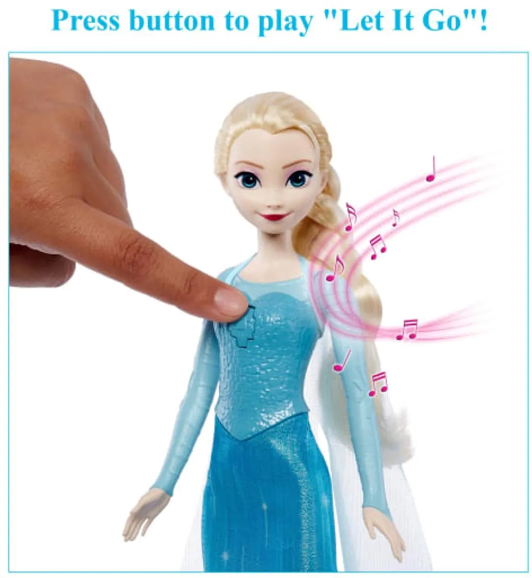 Mattel Frozen Elsa Zingende Pop - Multicolor