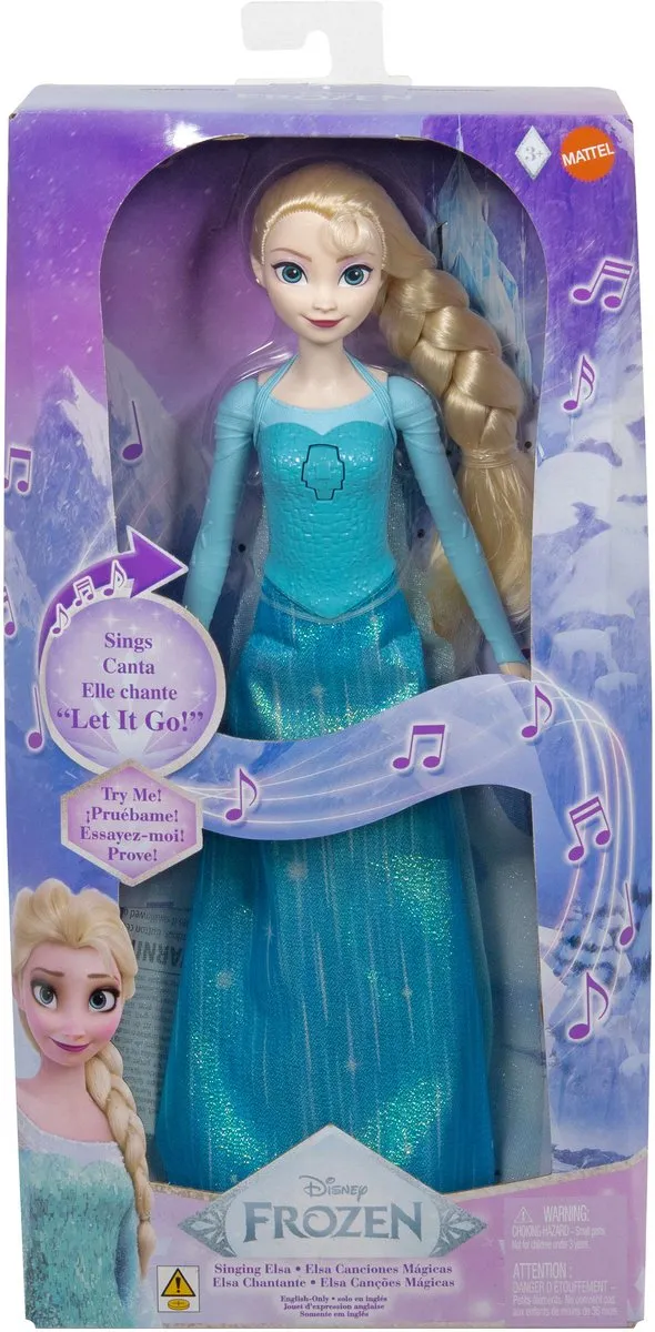 Mattel Frozen Elsa Zingende Pop