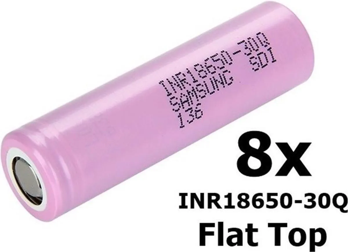 Samsung INR18650-30Q Accu 3000mAh - 12 Stuks