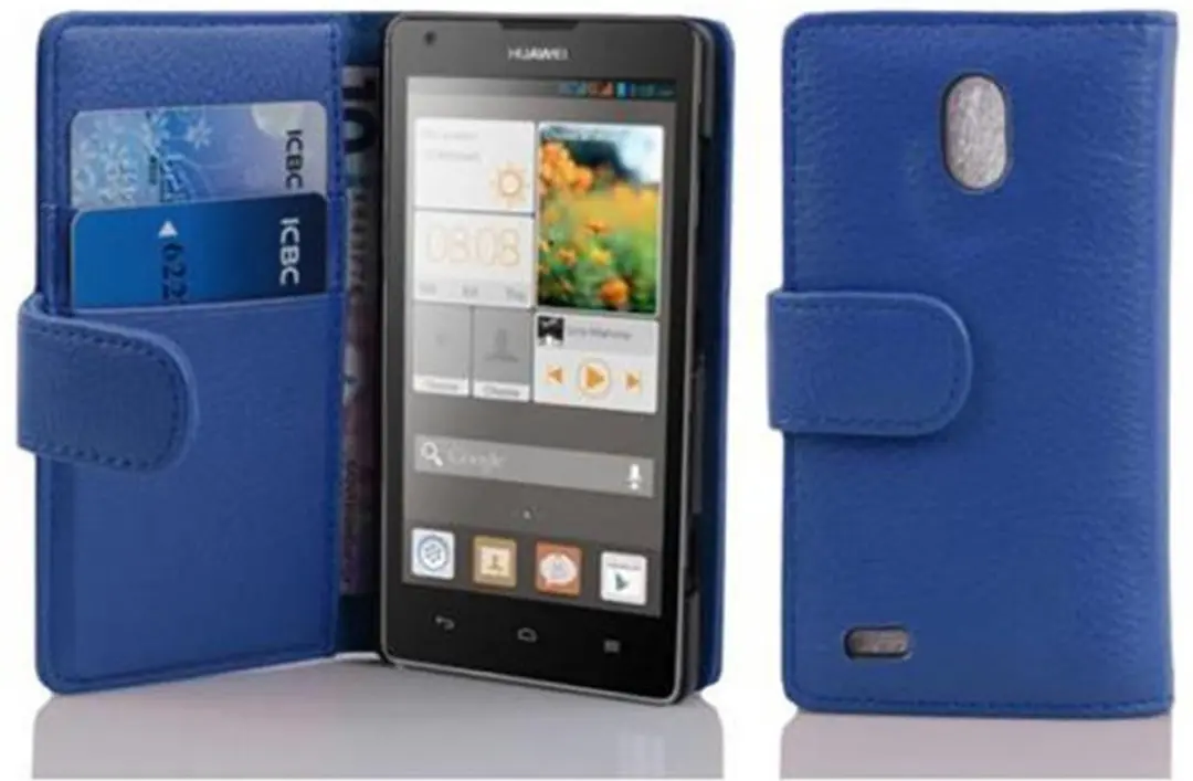 Cadorabo Hoesje geschikt voor Huawei ASCEND G700 in KONINGSBLAUW