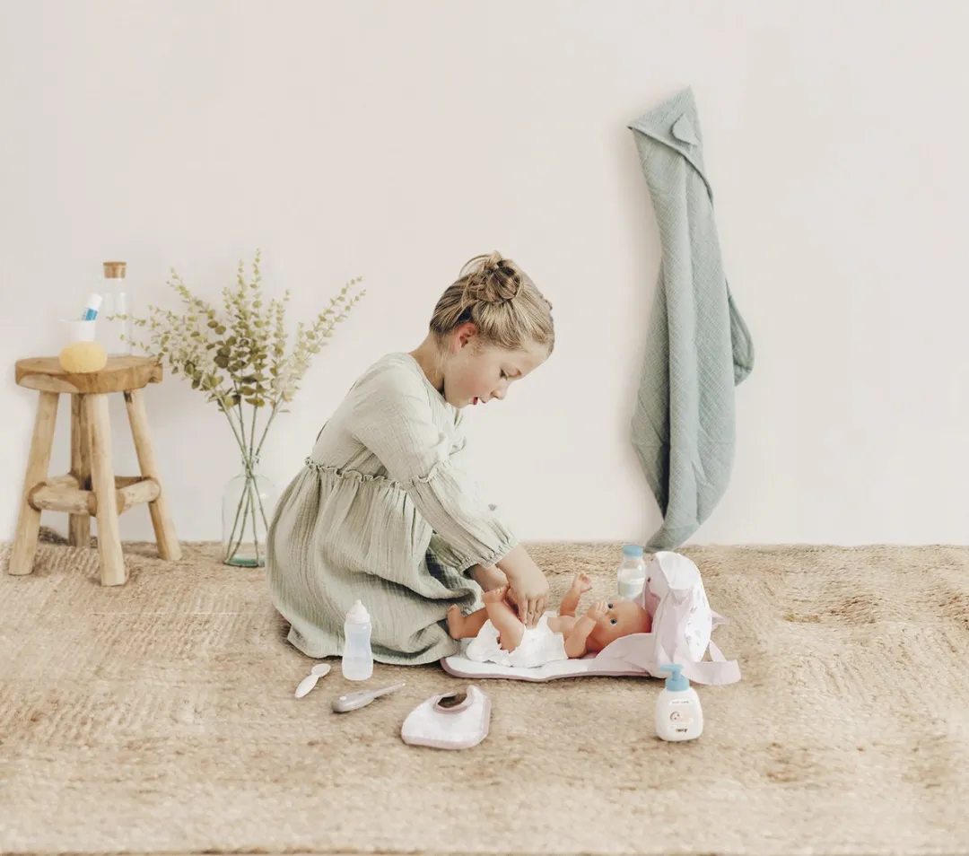 Smoby Baby Nurse Luiertas - Roze/Creme - 7600220369