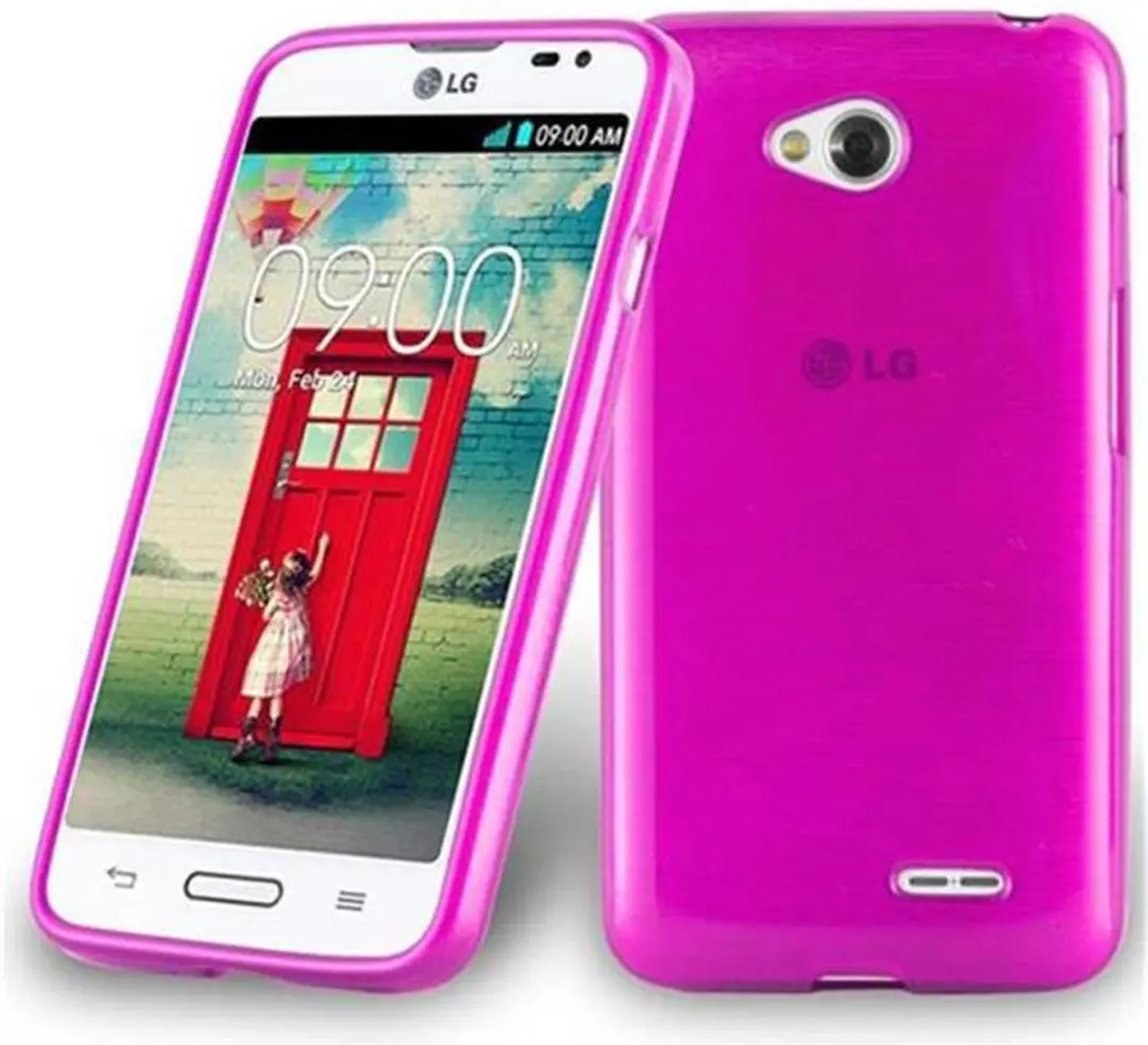 Cadorabo Hoesje geschikt voor LG L70 (1. SIM) in ROZE