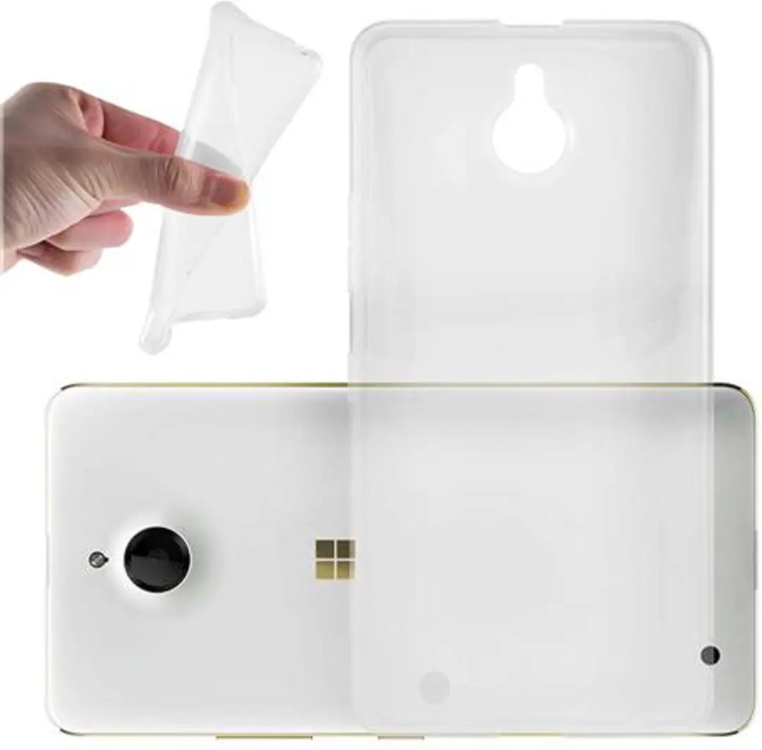 Cadorabo Hoesje geschikt voor Nokia Lumia 850 in VOLLEDIG TRANSPARANT