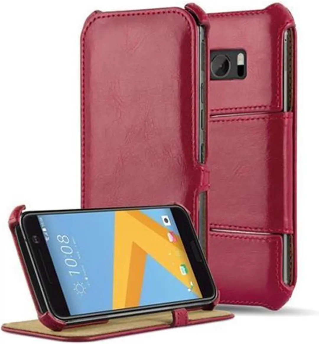 Cadorabo Hoesje geschikt voor HTC ONE M10 in PASSIE ROOD