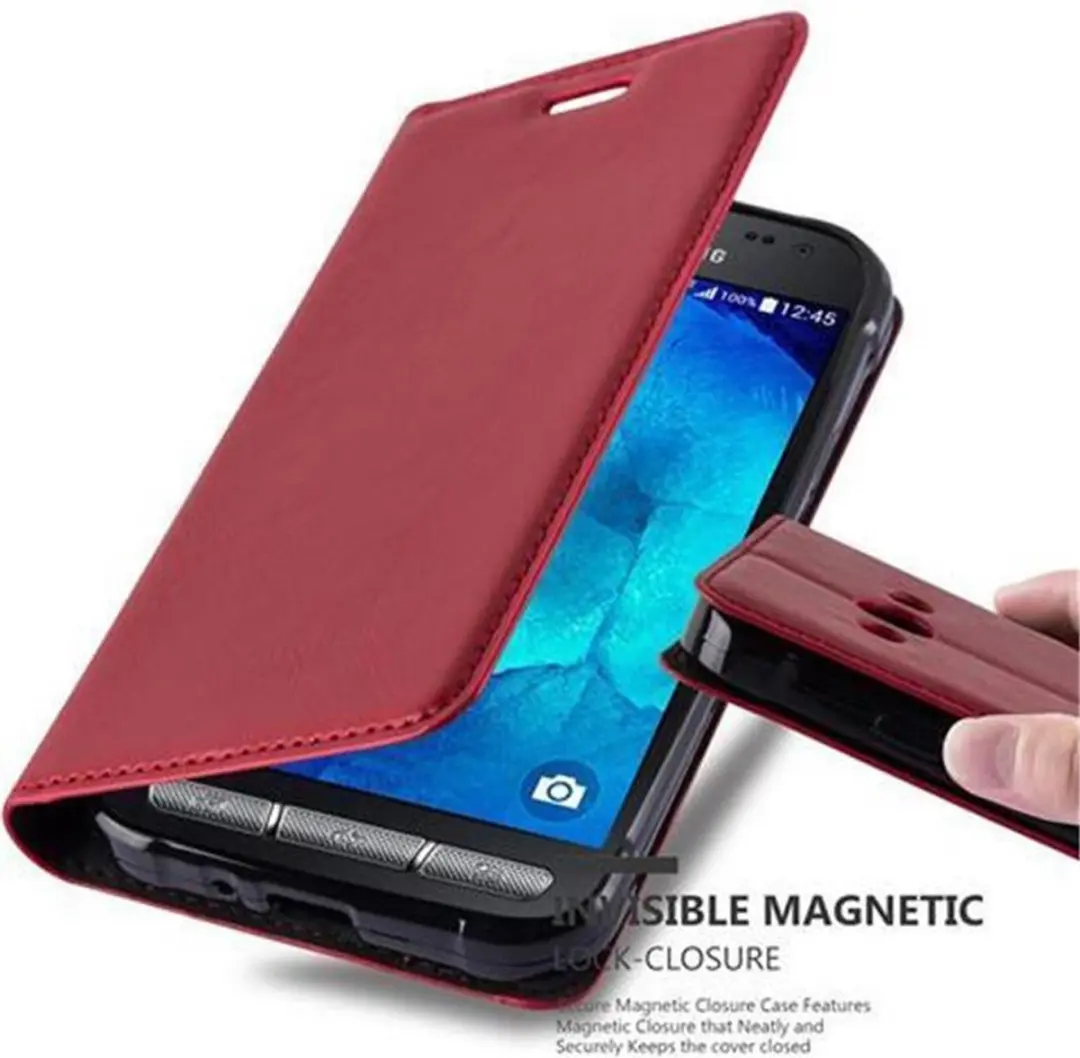Cadorabo Hoesje geschikt voor Samsung Galaxy XCover 3 in APPEL ROOD