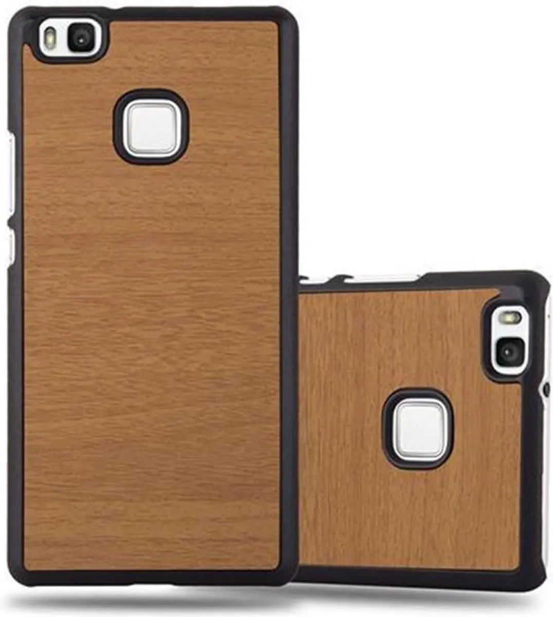 Cadorabo Hoesje geschikt voor Huawei P9 LITE 2016 / G9 LITE in WOODY BRUIN