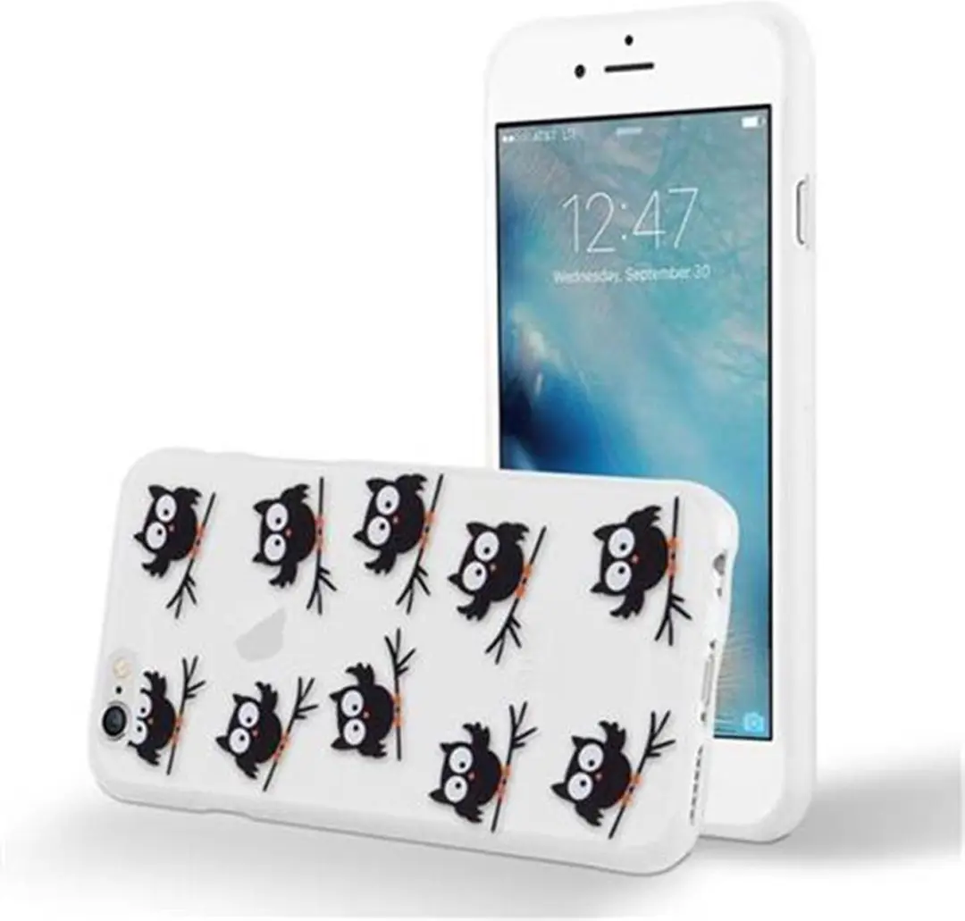 Cadorabo Hoesje geschikt voor Apple iPhone 6 / 6S met UIL BLACKY