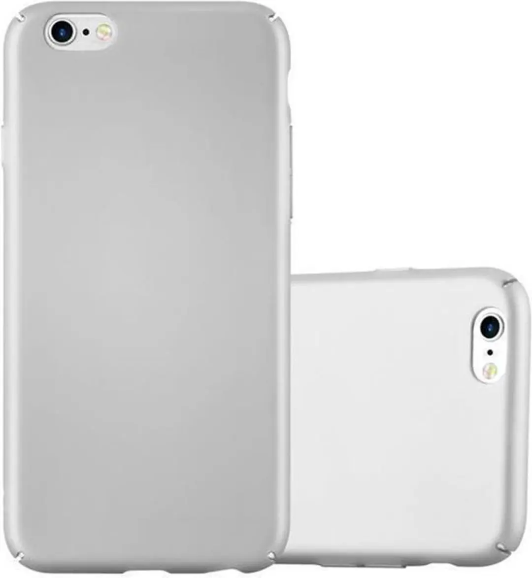 Cadorabo Hoesje geschikt voor Apple iPhone 6 PLUS / 6S PLUS in METAAL ZILVER