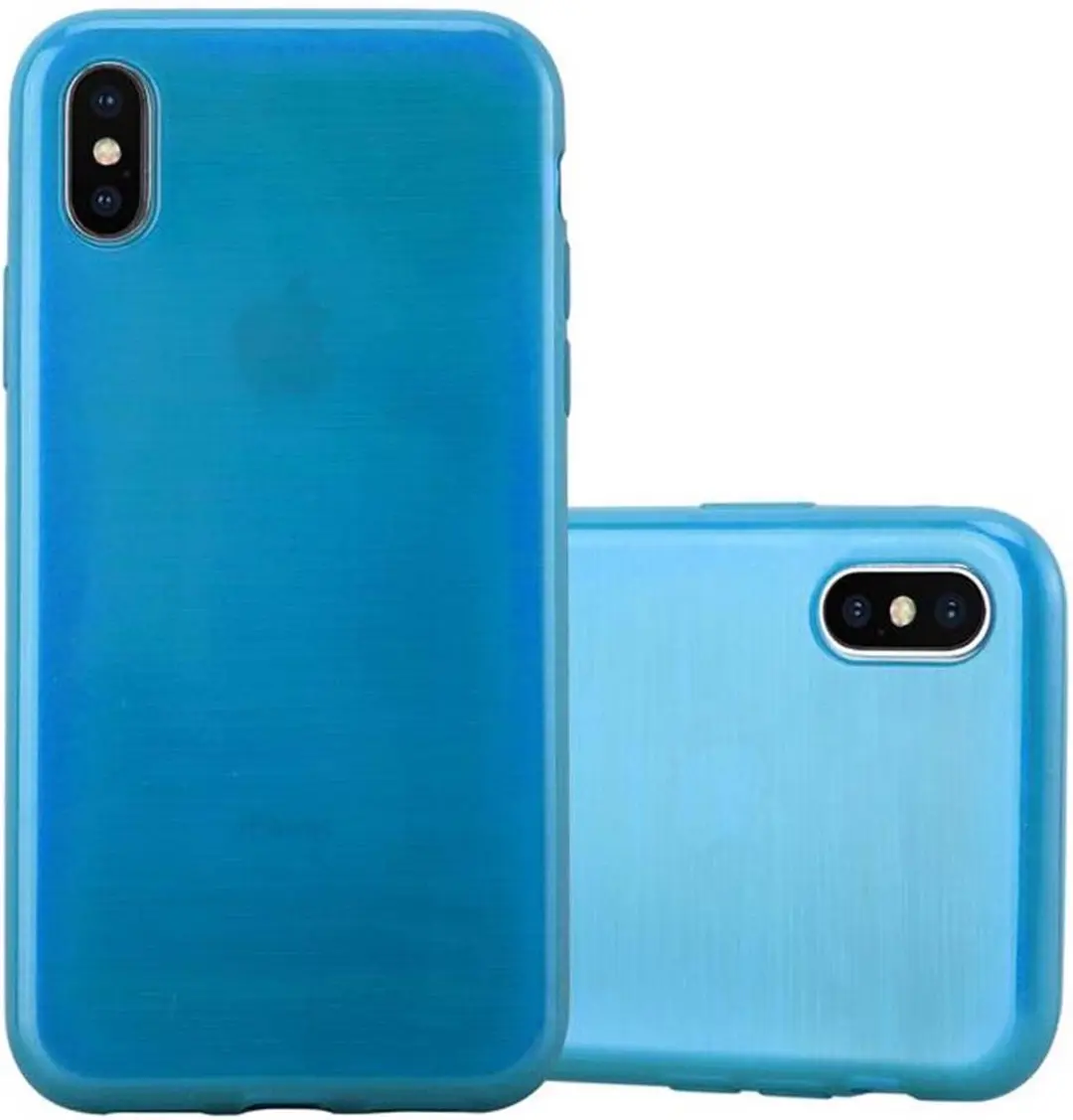 Cadorabo Hoesje geschikt voor Apple iPhone X / XS in TURKOOIS