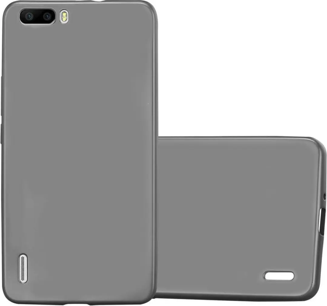 Cadorabo Hoesje geschikt voor Honor 6 PLUS in METALLIC GRIJS
