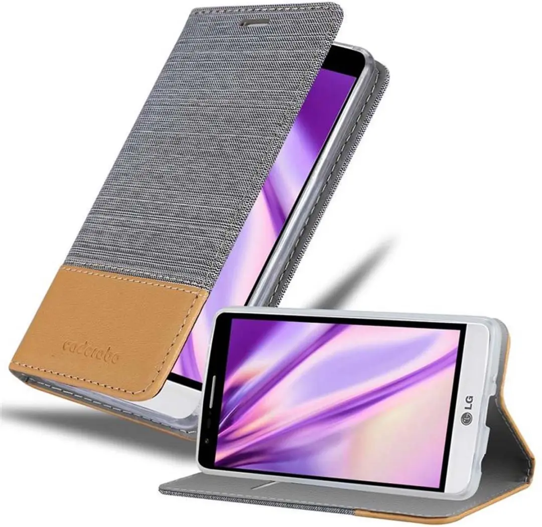 Cadorabo Hoesje geschikt voor LG G3 MINI / G3 S in LICHTGRIJS BRUIN