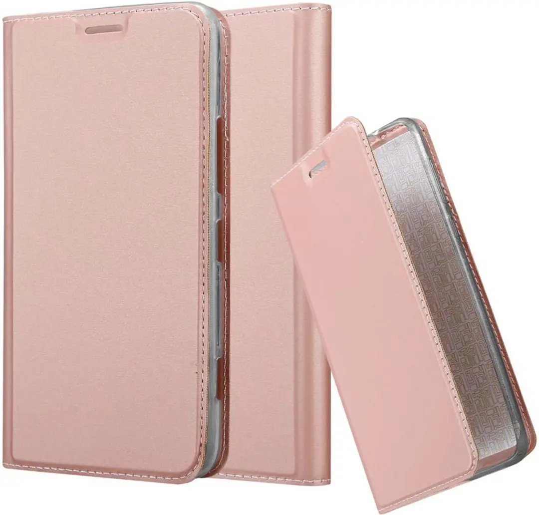 Cadorabo Hoesje geschikt voor Nokia Lumia 1320 in CLASSY ROSE GOUD
