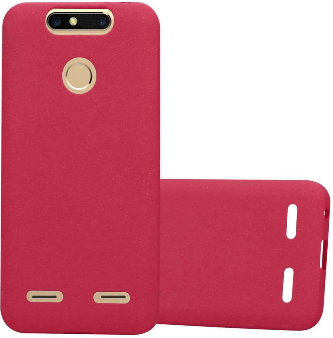 Cadorabo Hoesje geschikt voor ZTE Blade V8 MINI in FROST ROOD