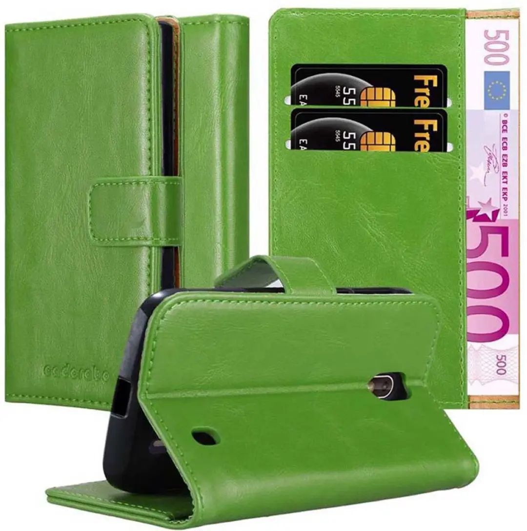 Cadorabo Hoesje geschikt voor Nokia 1 2018 in GRAS GROEN