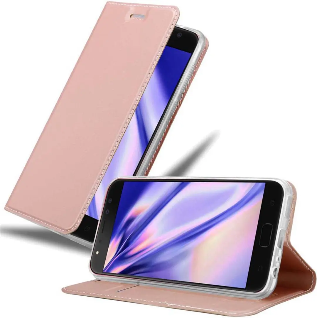 Cadorabo Hoesje geschikt voor Asus ZenFone 4 Selfie PRO in CLASSY ROSE GOUD