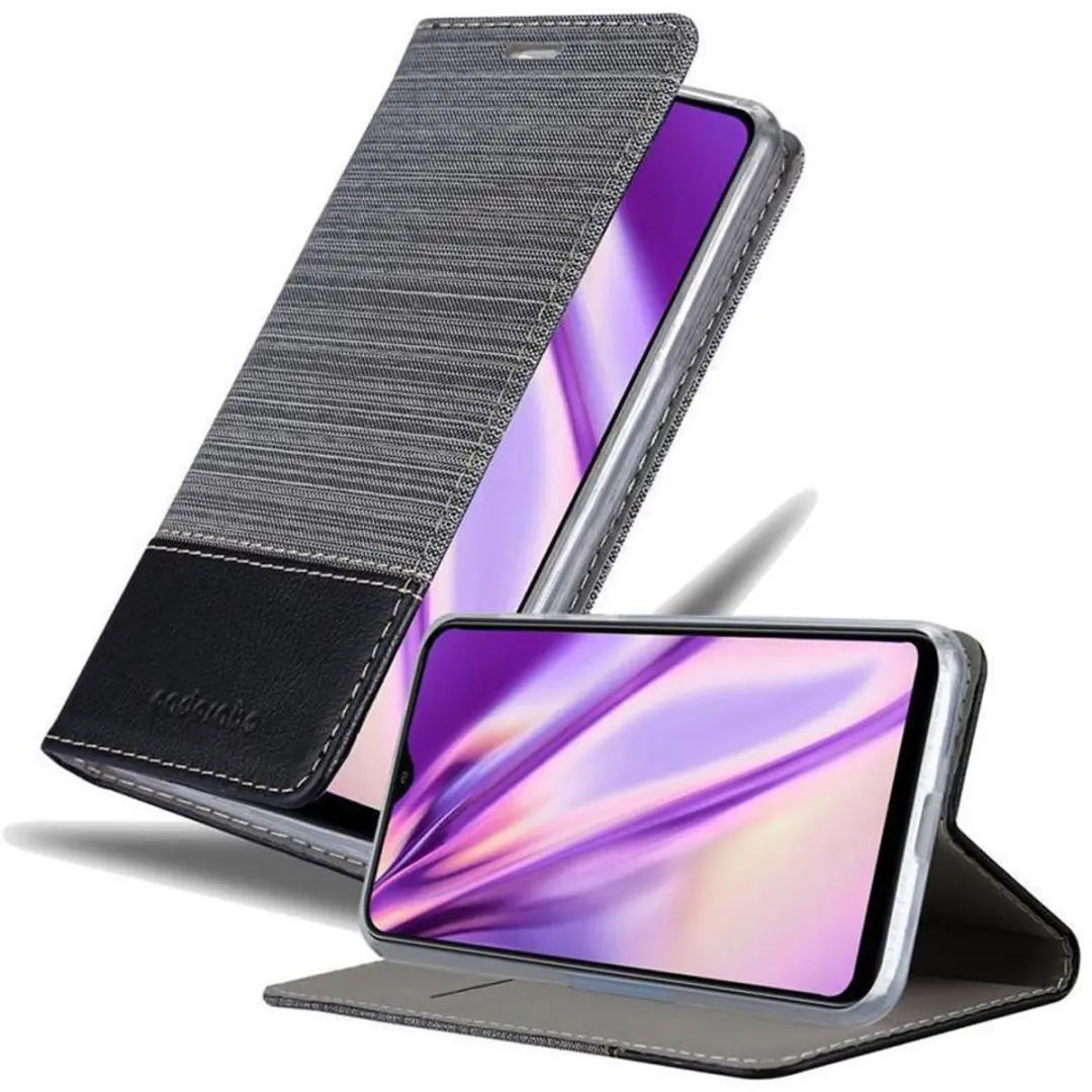 Cadorabo Hoesje geschikt voor Samsung Galaxy A10 / M10 in GRIJS ZWART
