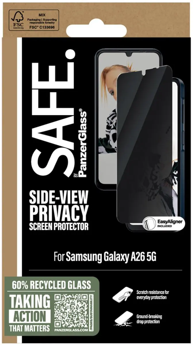 PanzerGlass SAFE Privacy Screenprotector Galaxy A26