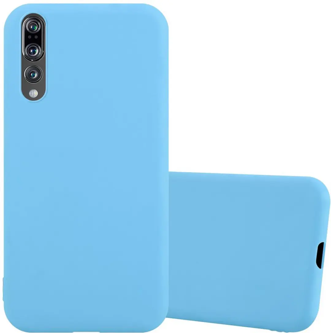 Cadorabo Hoesje geschikt voor Huawei P20 PRO / P20 PLUS in CANDY BLAUW