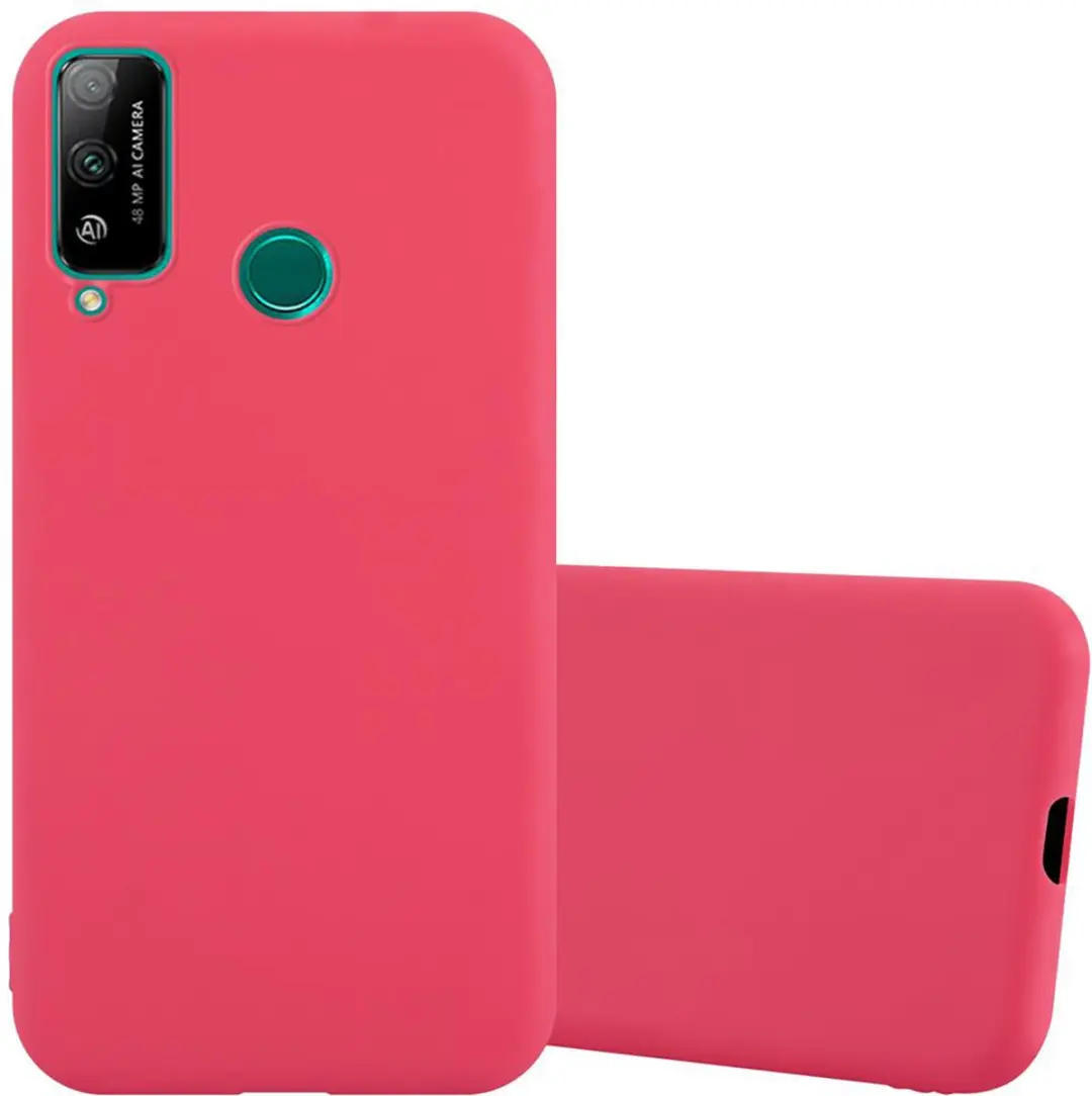 Cadorabo Hoesje geschikt voor Honor PLAY 4T in CANDY ROOD