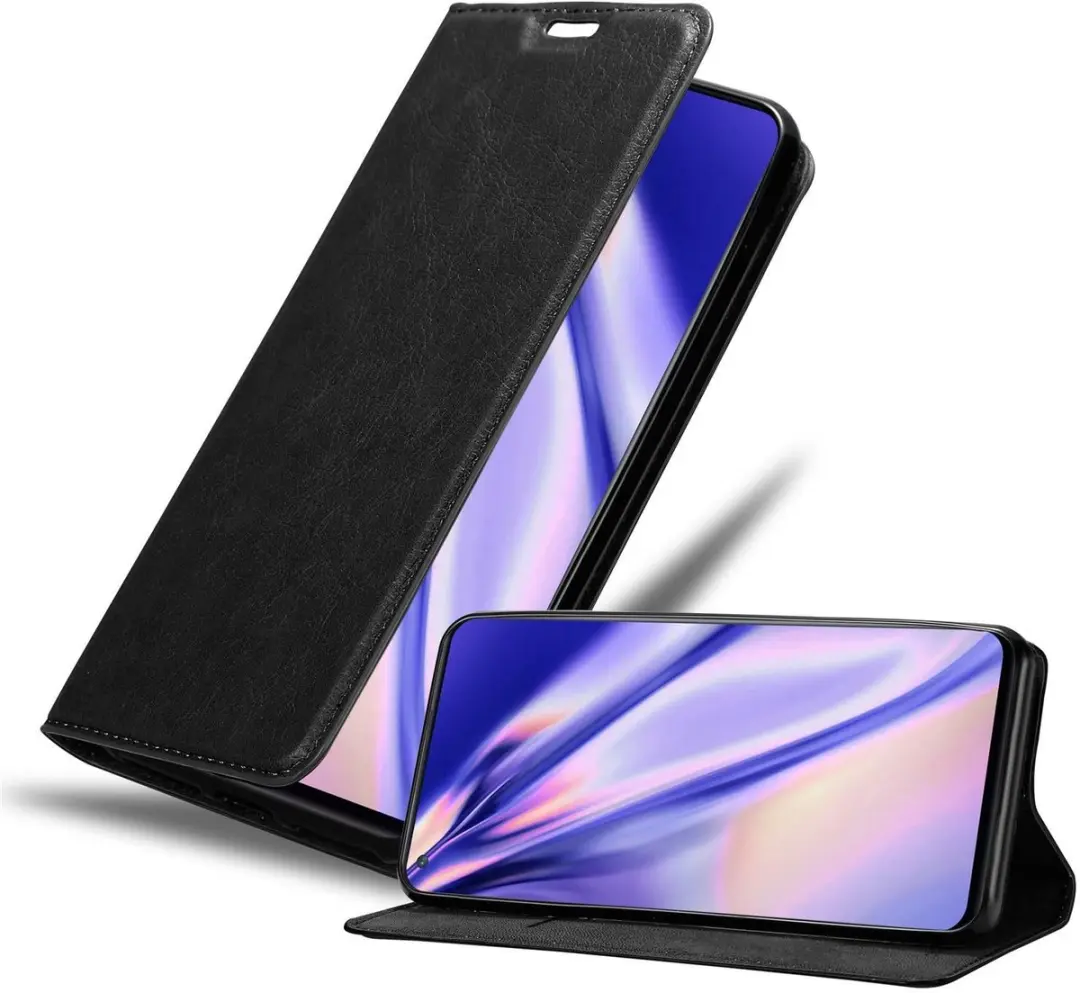 Cadorabo Hoesje geschikt voor OnePlus Nord N100 in ZWARTE NACHT