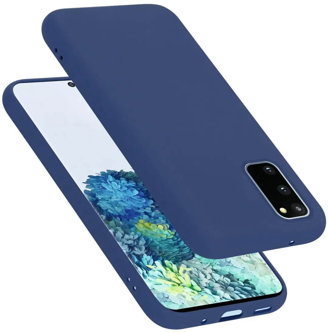 Cadorabo Hoesje geschikt voor Samsung Galaxy S20 FE in LIQUID BLAUW