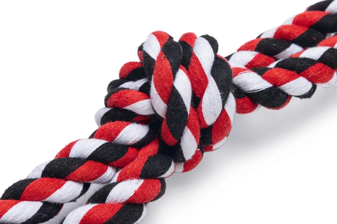Beeztees Bino Flostouw - 4 Knopen 100cm XXL Multi
