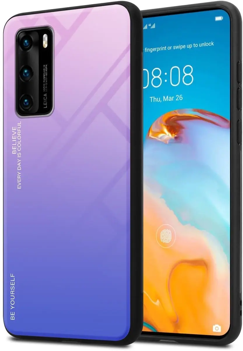 Cadorabo Hoesje geschikt voor Huawei P40 in ROZE