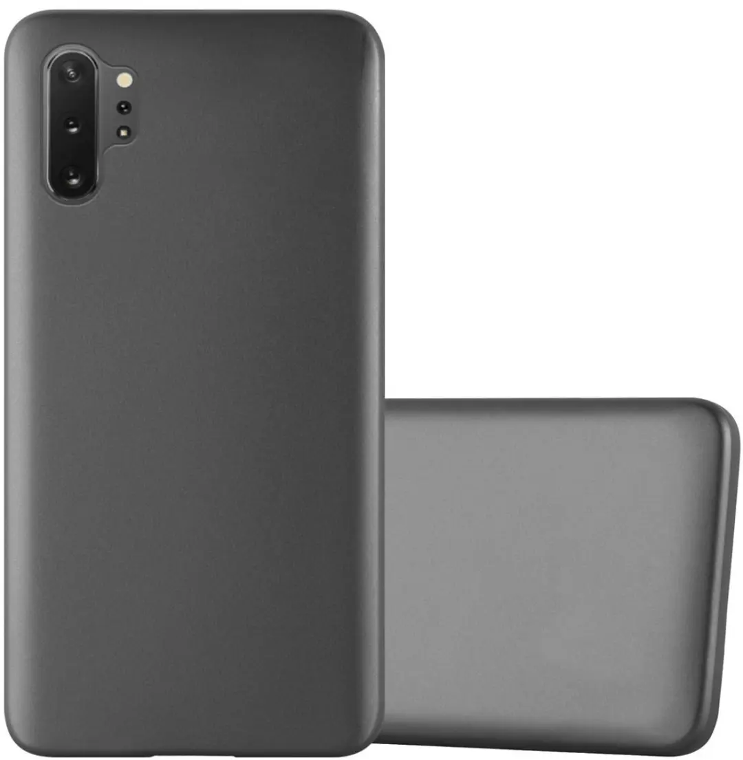 Cadorabo Hoesje geschikt voor Samsung Galaxy NOTE 10 PLUS in METALLIC GRIJS