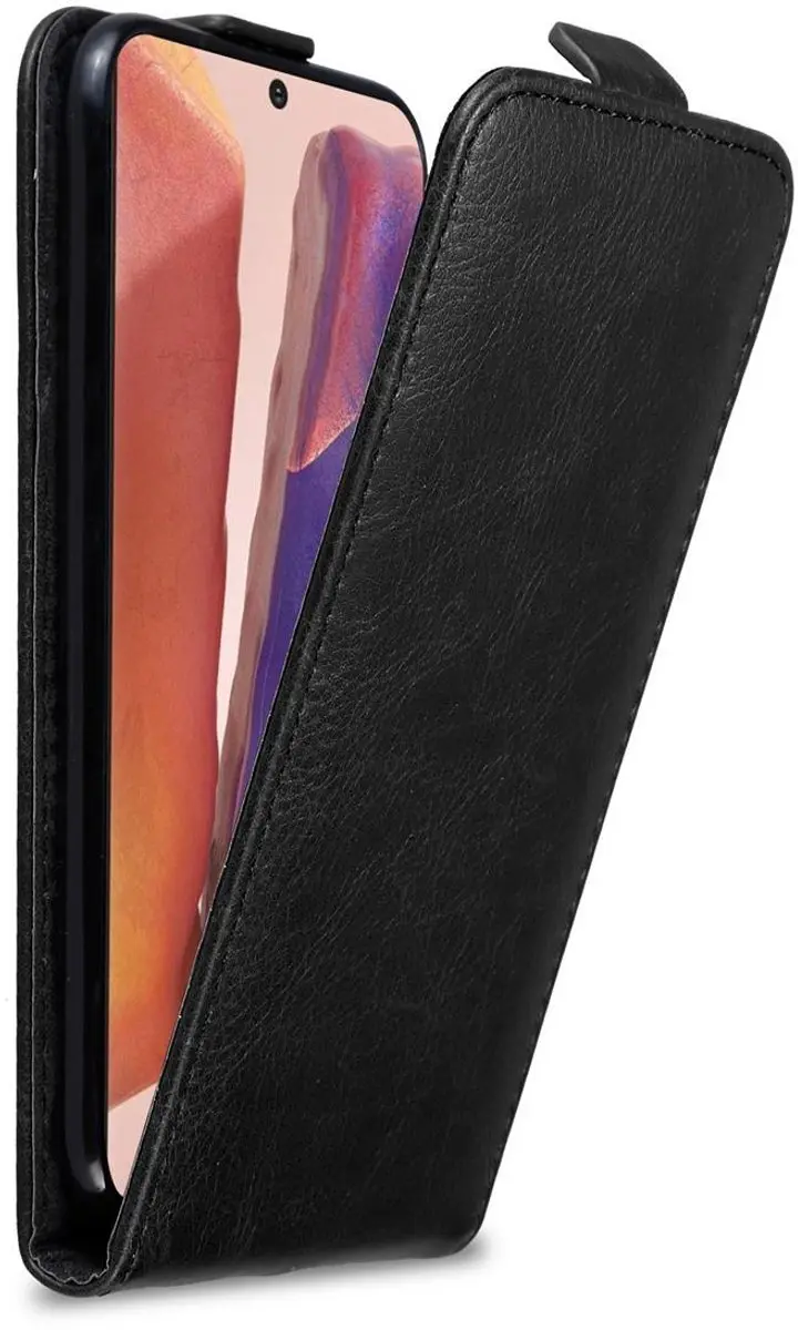 Cadorabo Hoesje geschikt voor Samsung Galaxy NOTE 20 PLUS in ZWARTE NACHT