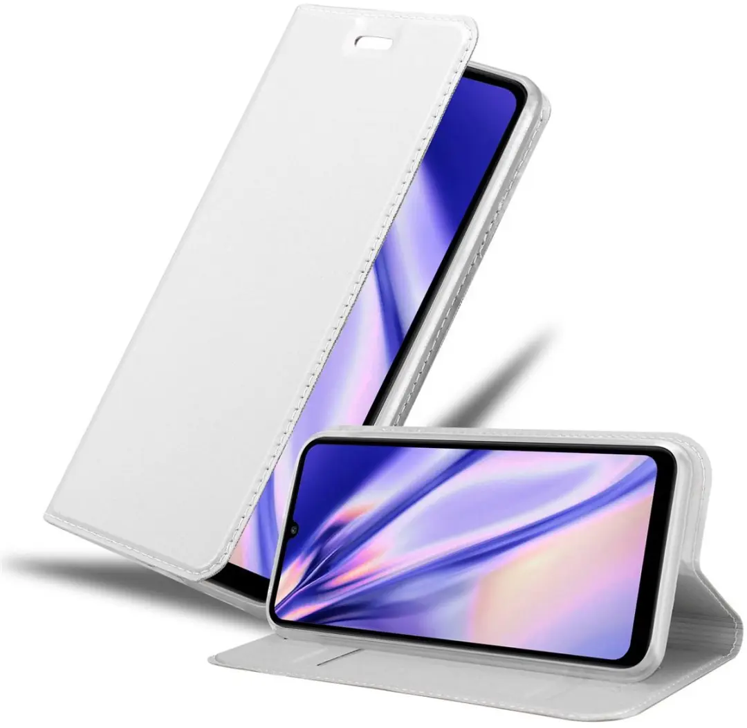 Cadorabo Hoesje geschikt voor Huawei Y6P in CLASSY ZILVER