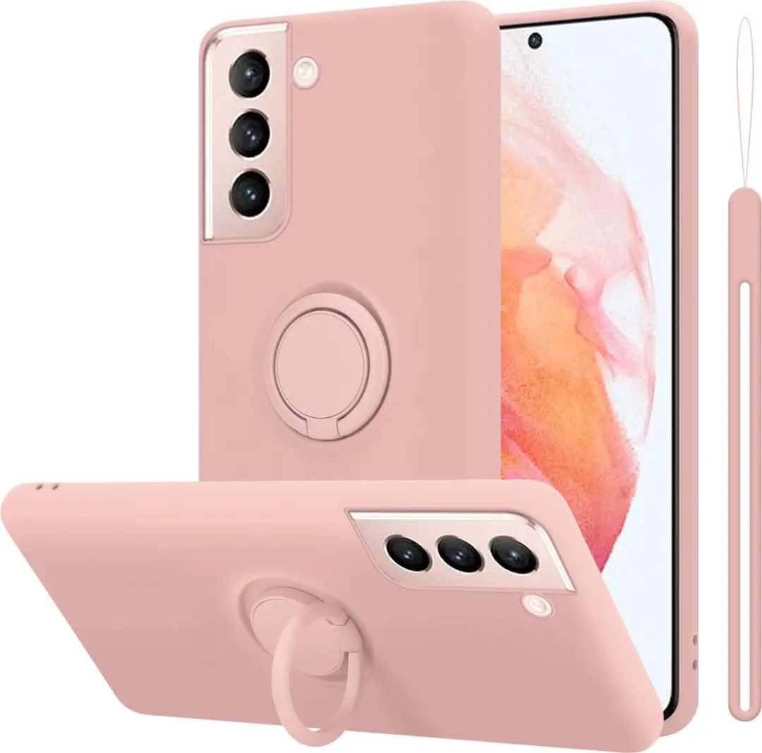 Cadorabo Hoesje geschikt voor Samsung Galaxy S22 in LIQUID ROZE