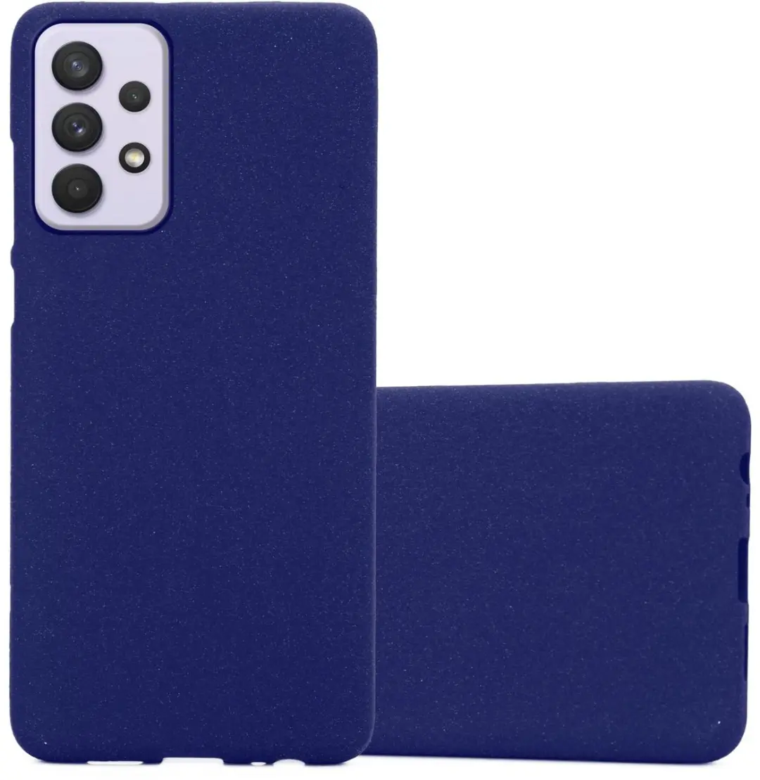 Cadorabo Hoesje geschikt voor Samsung Galaxy A33 5G in FROST DONKER BLAUW