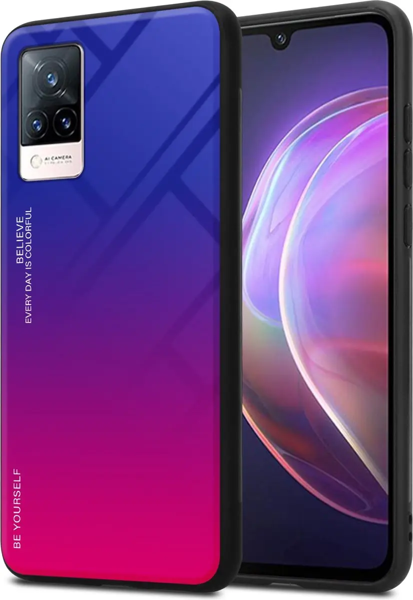 Cadorabo Hoesje geschikt voor Vivo V21 4G / 5G in PAARS