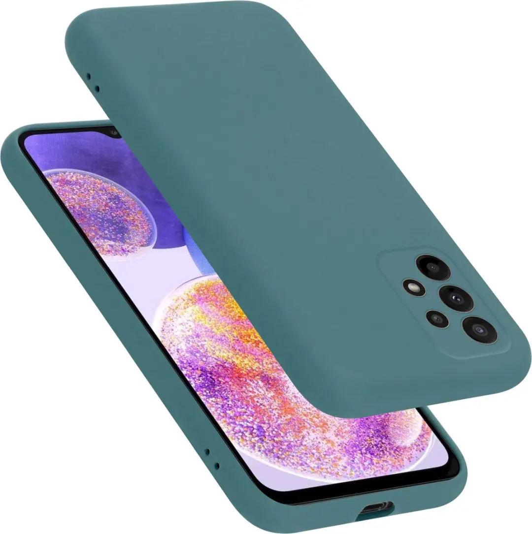 Cadorabo Hoesje geschikt voor Samsung Galaxy A23 4G in LIQUID GROEN