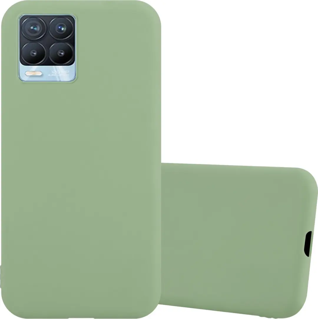 Cadorabo Hoesje geschikt voor Realme 8 4G / 8 PRO in CANDY PASTEL GROEN