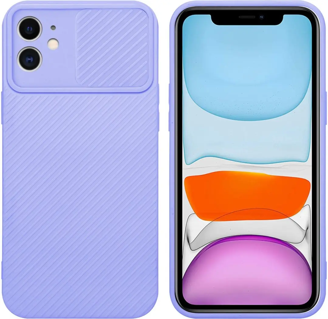 Cadorabo Hoesje geschikt voor Apple iPhone 11 in Bonbon Paars