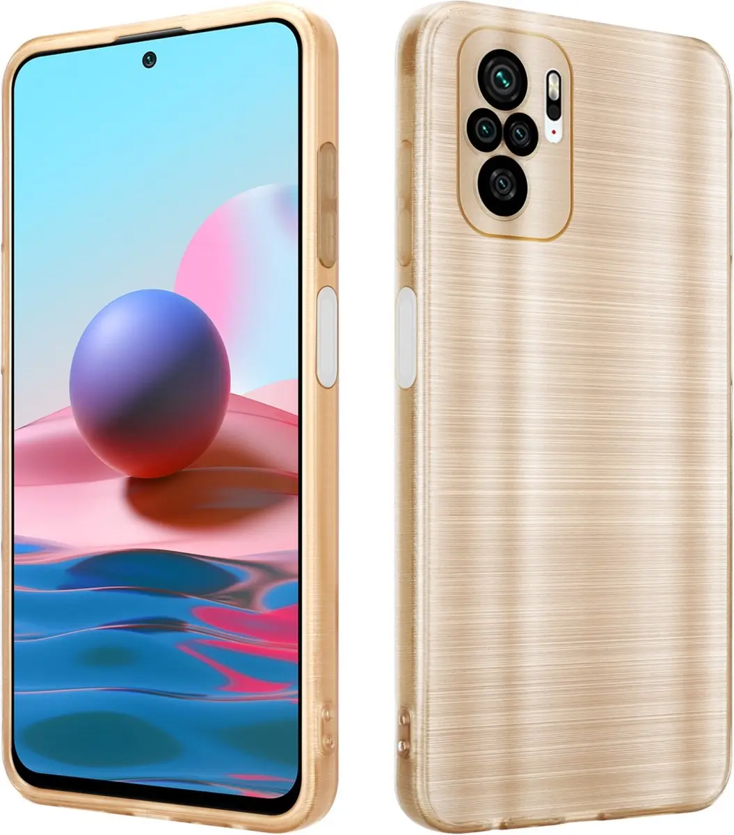 Cadorabo Hoesje geschikt voor Xiaomi RedMi NOTE 10 4G / RedMi NOTE 10S in Brushe