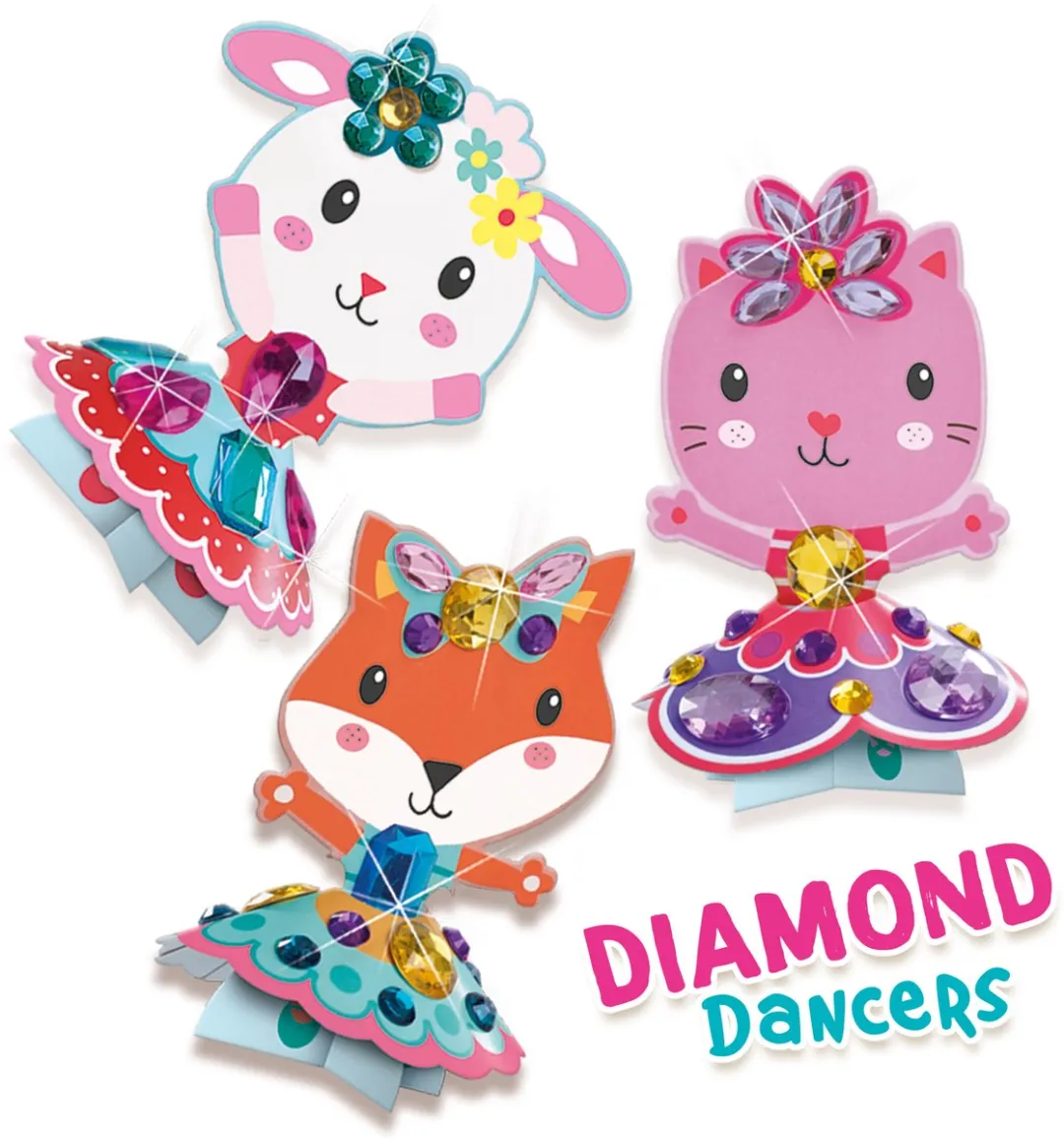 SES Creative Diamant Dansers Knutselset - 65 Stickers